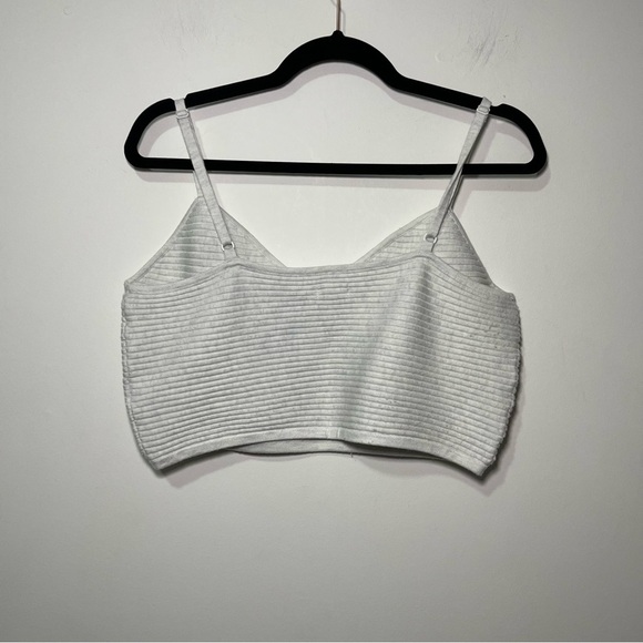 Aerie women’s muted grey take charge corset neutral girly cami tank top size XL - Picture 7 of 8
